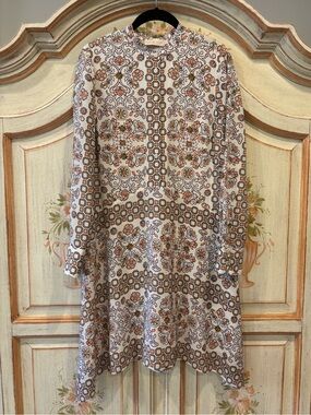Tory Burch Silk Printed Dress Size 6